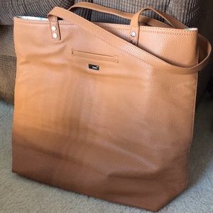 Thirty-One Around Town Tote - Caramel Charm Pebble